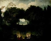 Jean-Honore Fragonard Der Garten der Villa d'Este oil painting